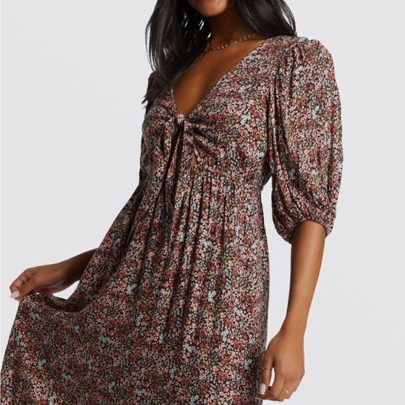 Billabong Night Fall Maxi Dress - Picture 3 of 9